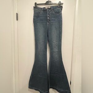 We The Free Dark Blue Flare Jeans